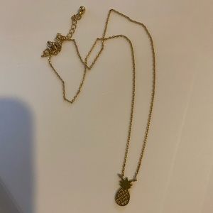 Gold pineapple necklace